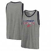 Detroit Lions NFL Pro Line by Fanatics Branded Freedom Tri-Blend Tank Top - Heathered Gray,baseball caps,new era cap wholesale,wholesale hats